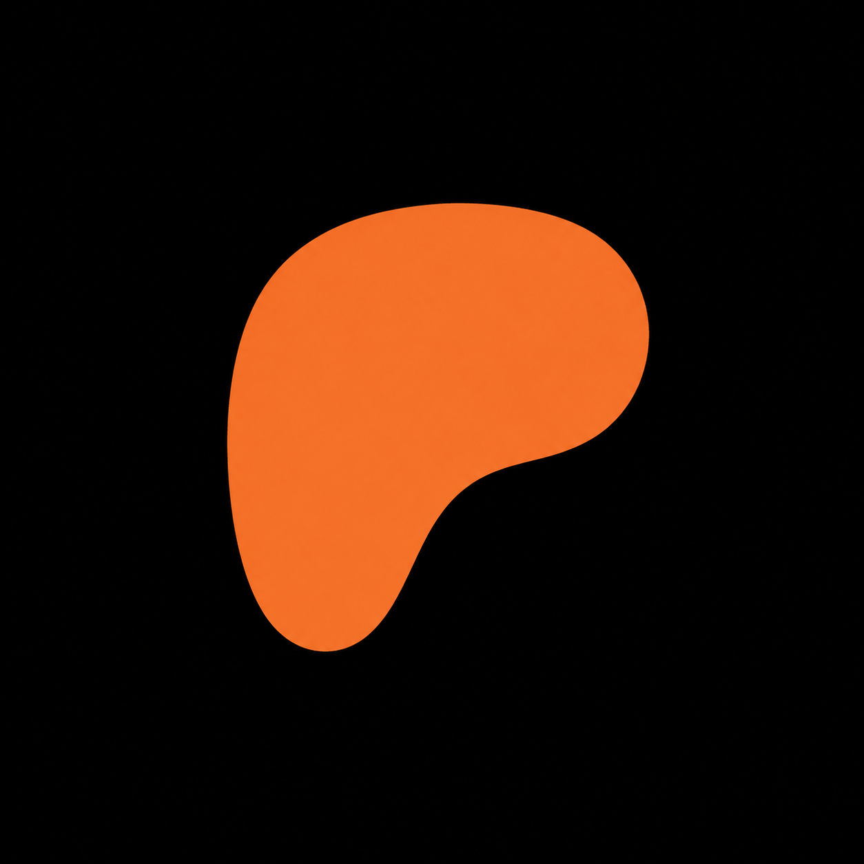 Orange Patreon symbol on black